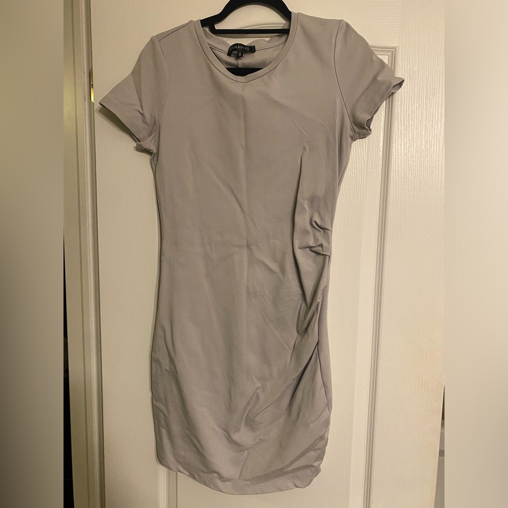 Dynamite Light Gray Mini Dress